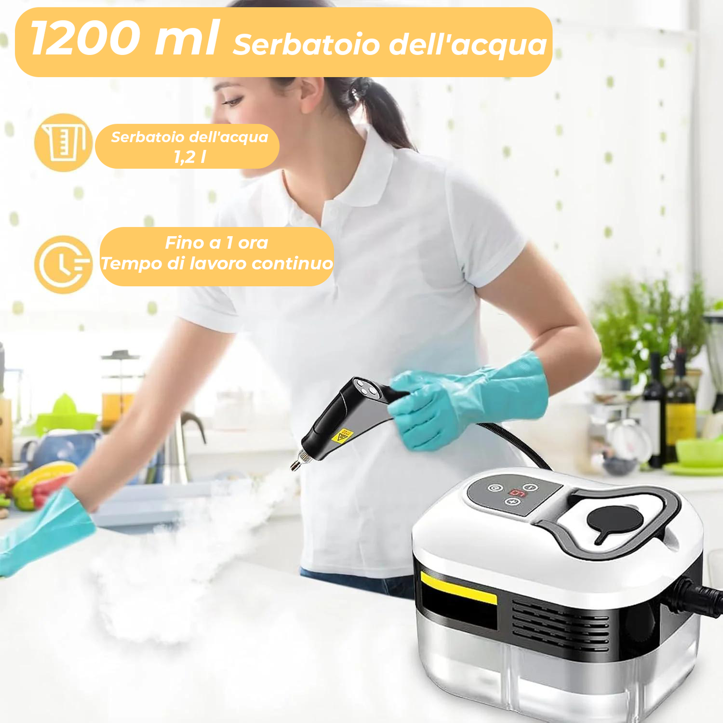 pulitore a vapore universale a pressione